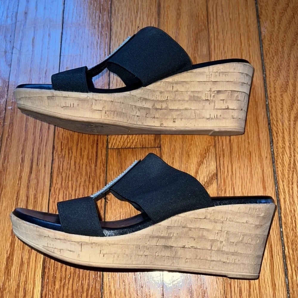 Italiana Wedge Slip on Sandal’s